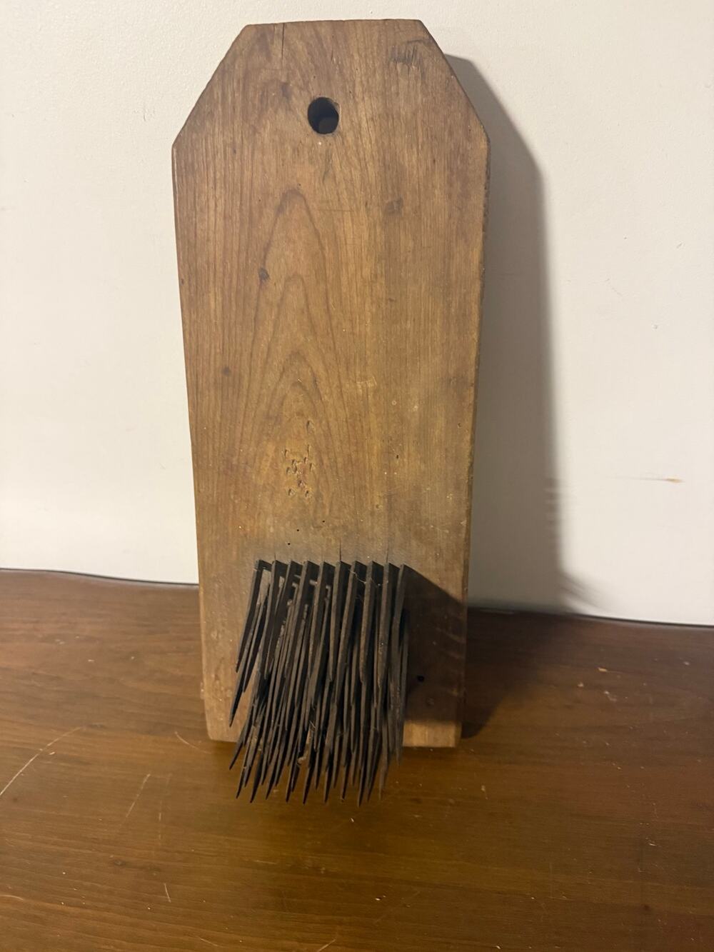 Antique Primitive Flax Hatchel Wool Flax Comb